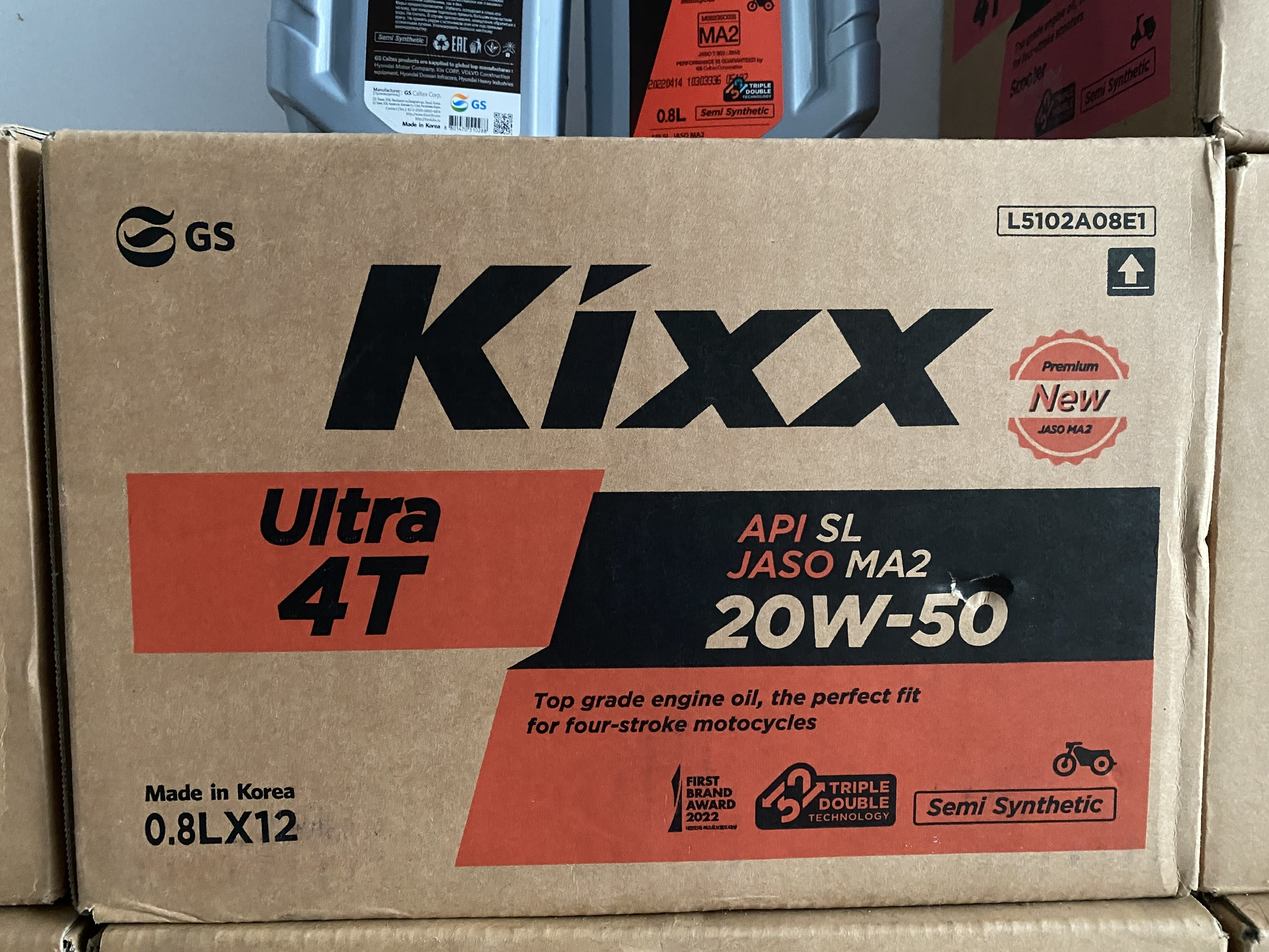 nhớt xe số Kixx 20w50 SL