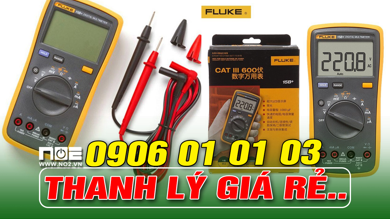 Đồng hồ vạn năng Fluke 15B+