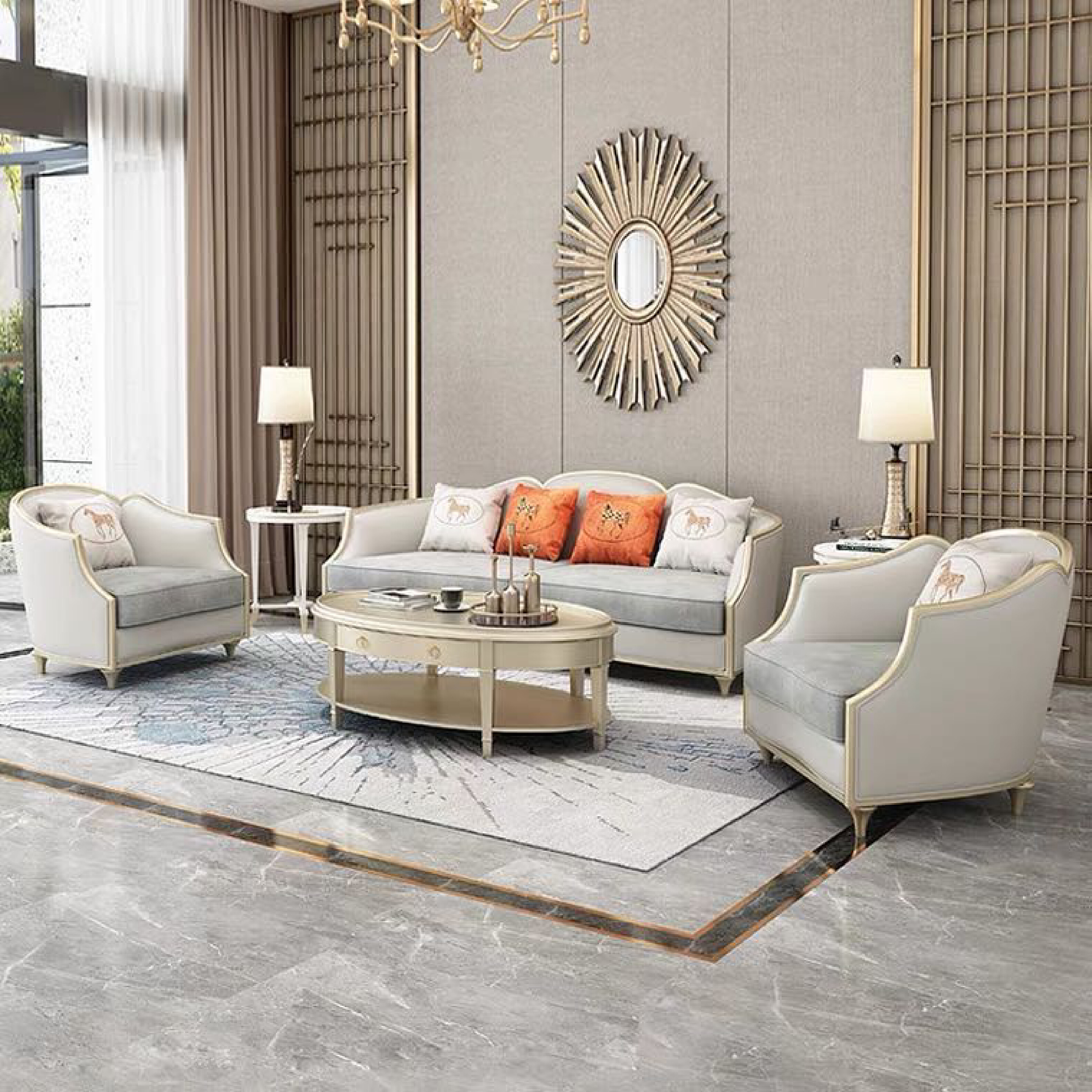 Ghế sofa phong khách hiện đại gỗ tự nhiên nhập khẩu cao cấp 8803