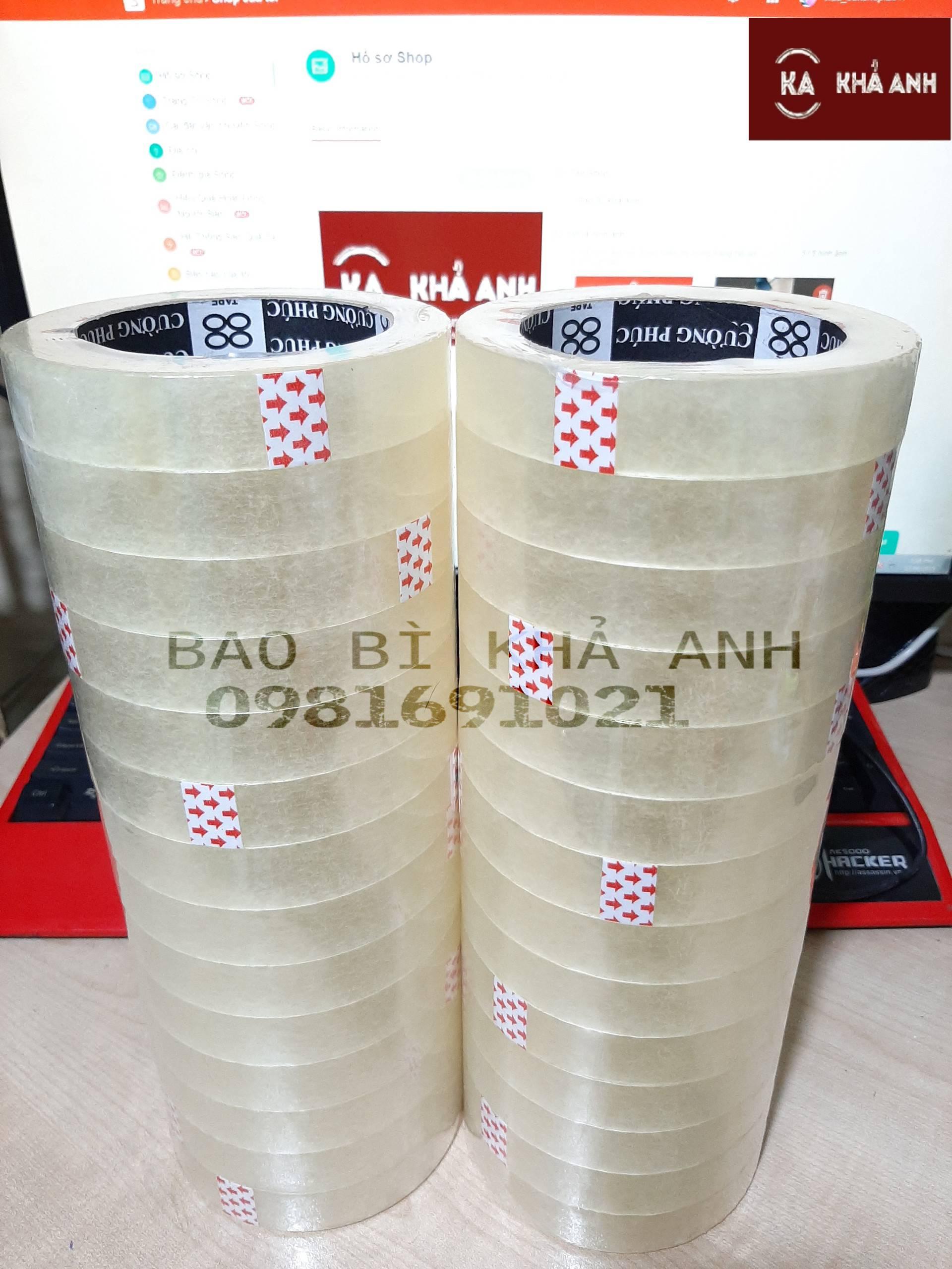 BĂNG KEO Trong 2F 14 cuộn - 100 YARD
