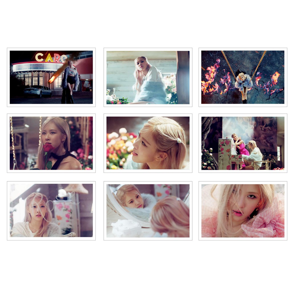 [Ép Lụa] Lomo Card 36 Ảnh Rosé - On The Ground