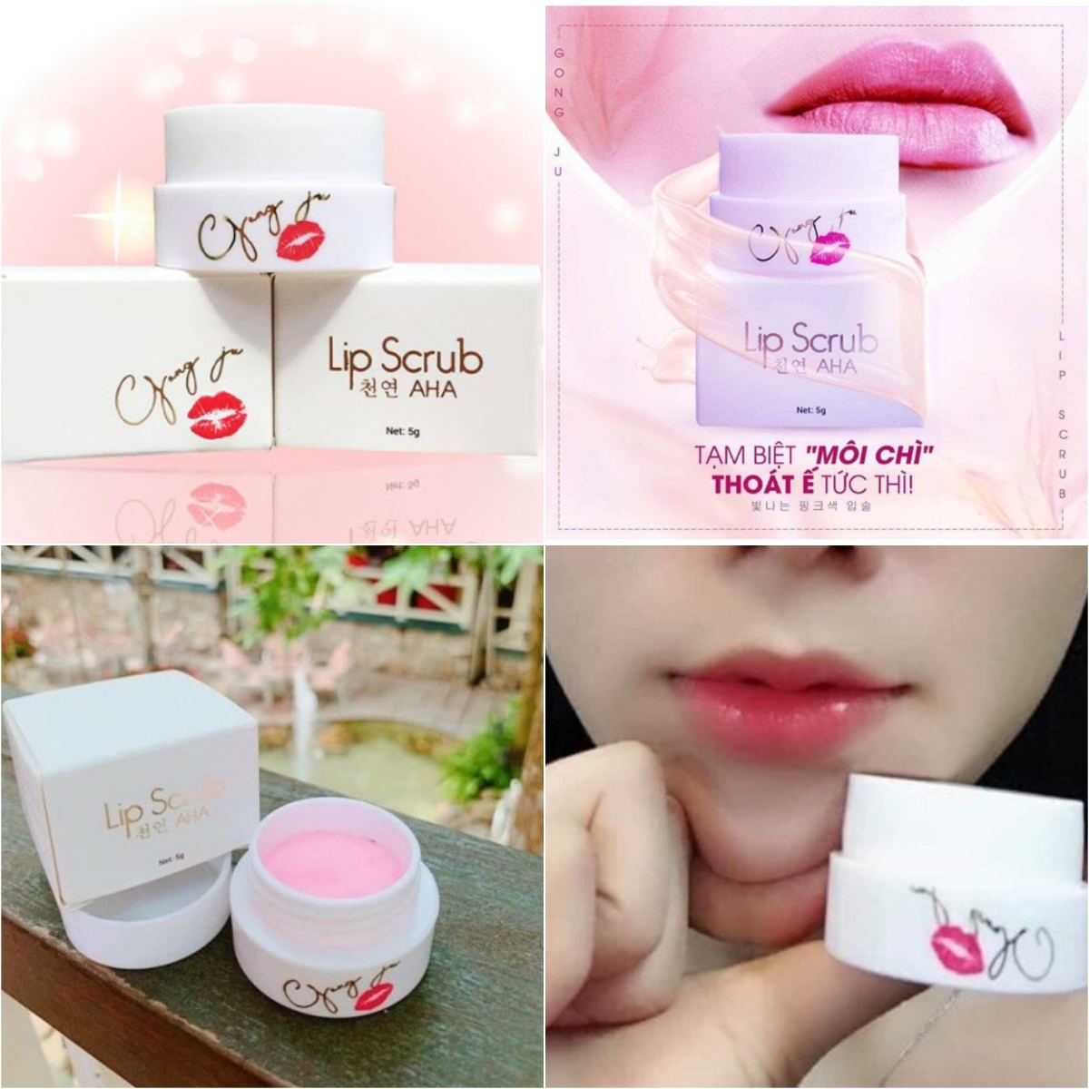 Ủ Môi Gong Ju Lip Scrub AHA