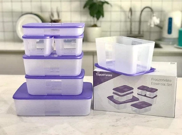 Bộ hộp trữ đông Tupperware Freezermate Essential Set 7