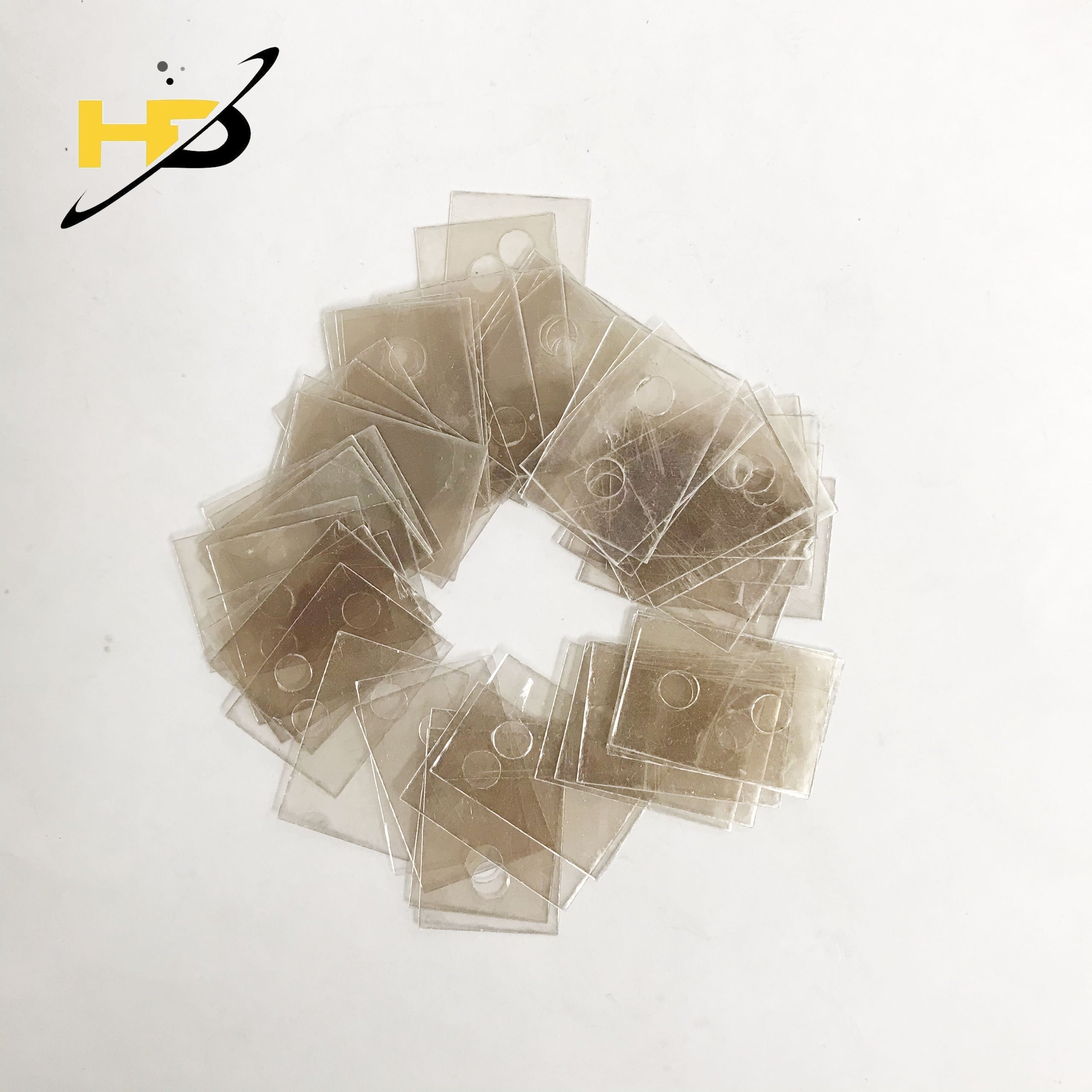 Mica cách điện lót tản nhiệt, lót sò 13x18x0.12mm 1 vít tosai nhật bản
