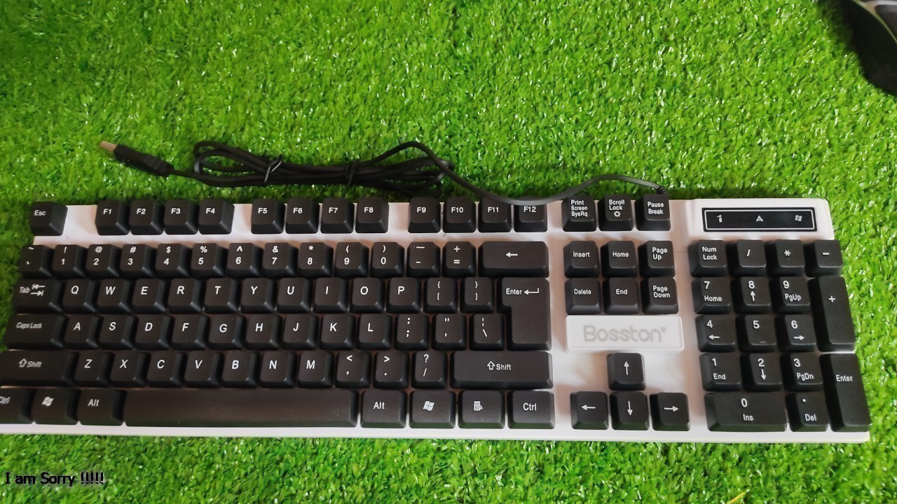 Bàn Phím ,Chuột Máy Tính Hãng Bosston 8310 Có Đèn Led