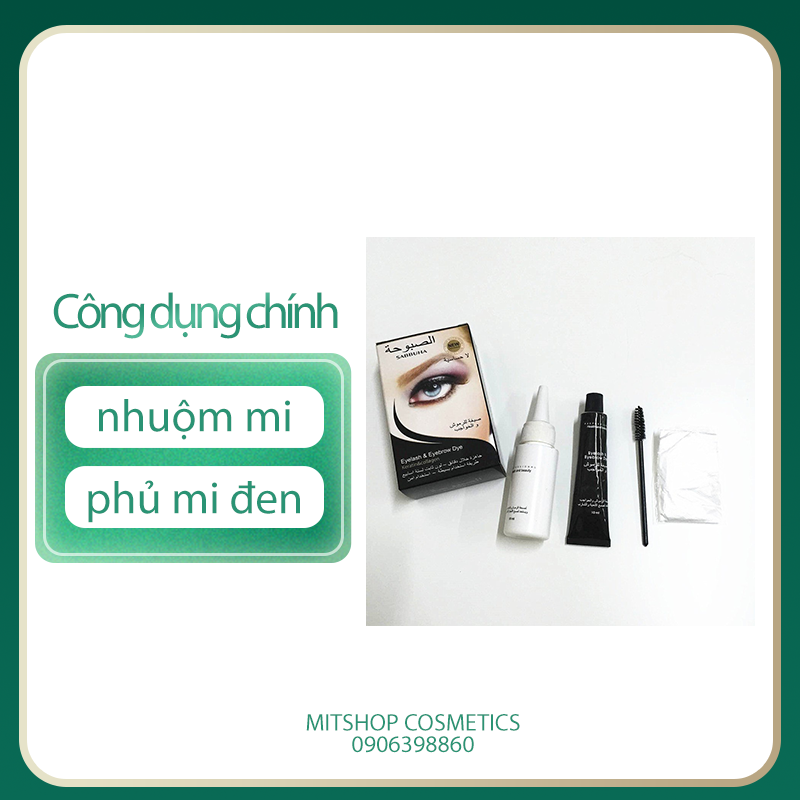 Thuốc nhuộm đen mi, thuốc phủ đen mi Thái