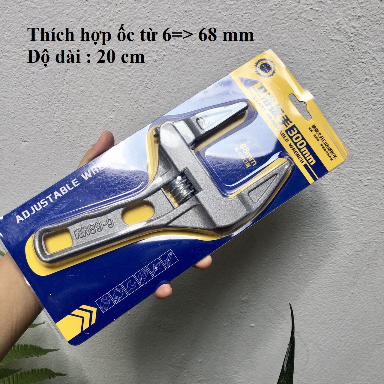 Cờ lê đa chức năng, cờ lê vặn téc nước, cờ lê phòng tắm