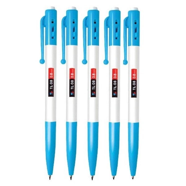 Hộp 20 Bút Bi Thiên Long TL-08 ngòi 0.8mm ( Xanh, Đỏ, Đen )