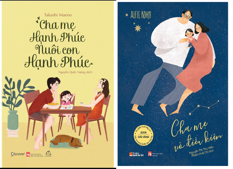 Combo cha mẹ vô điều kiện+cha mẹ hạnh phúc nuôi con hạnh phúc