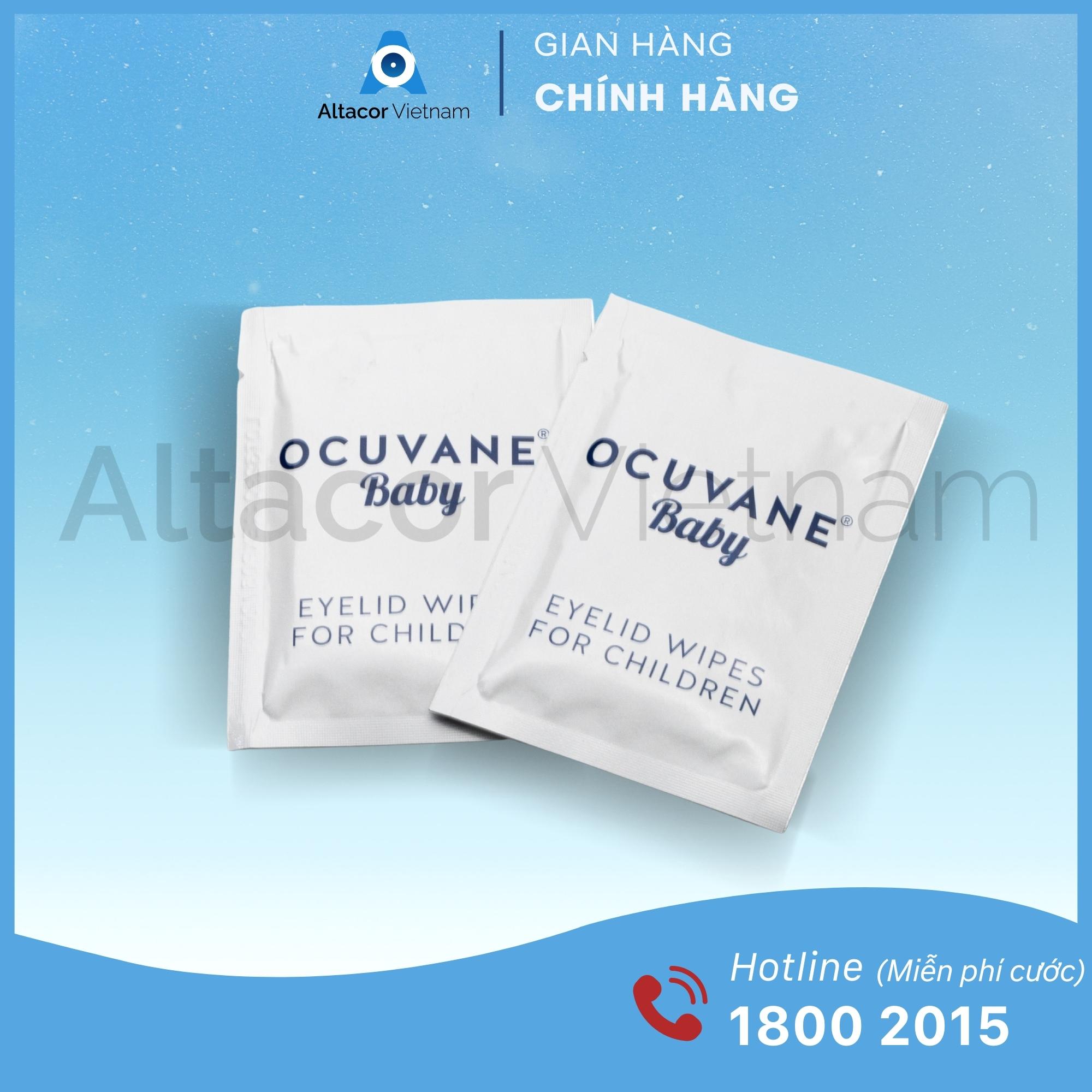 Miếng gạc lau mi mắt Ocuvane Baby - Hungary