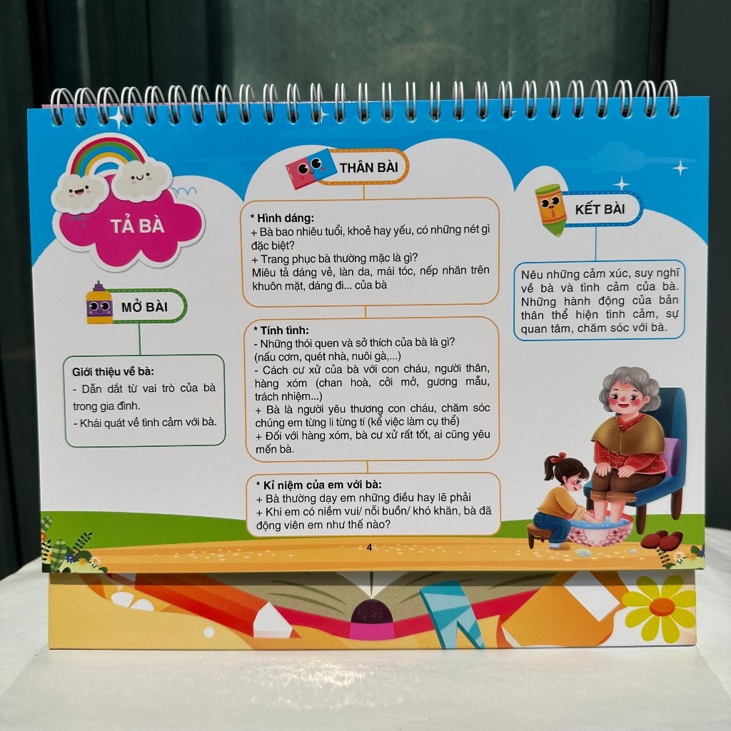 Sách - Bộ Lịch Công Thức Làm Văn Tiểu Học (Phiên bản 5.0)