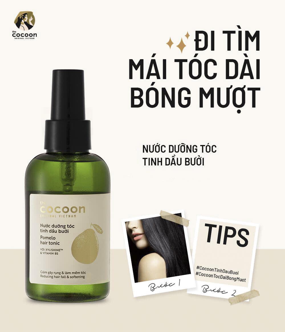 Nước Dưỡng Tóc Tinh Dầu Bưởi Cocoon Pomelo 140Ml