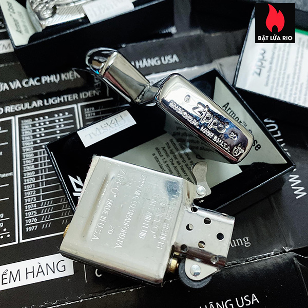 Zippo 49289 - Zippo Medieval Armor High Polish Chrome