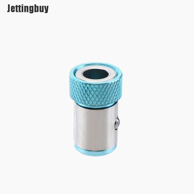 Jettingbuy Magnetic Ring 1/4 6.35mm Metal Strong Magnetizer Screw Screwdriver Bits Screw Blue