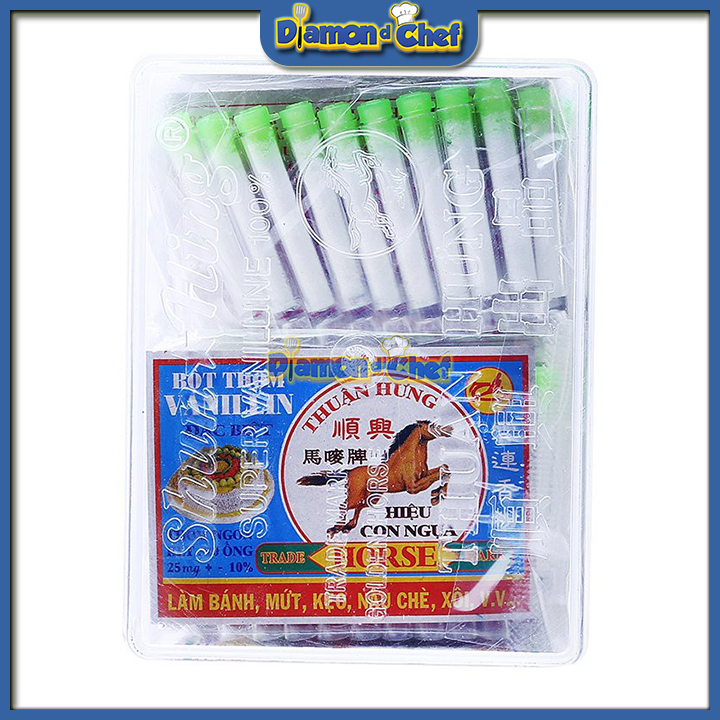 Bột vani / hương vanilla vỉ 10 ống