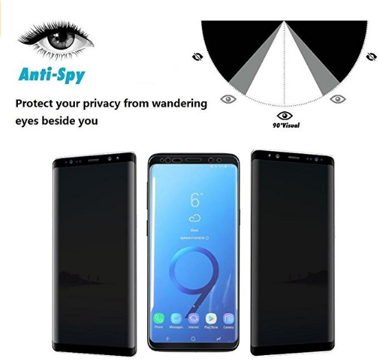 Kính Cường Lực Chống Nhìn Trộm SamSung Note 9, Note 8, S9 Plus, S8 Plus, S8, S9, note 10, note10+