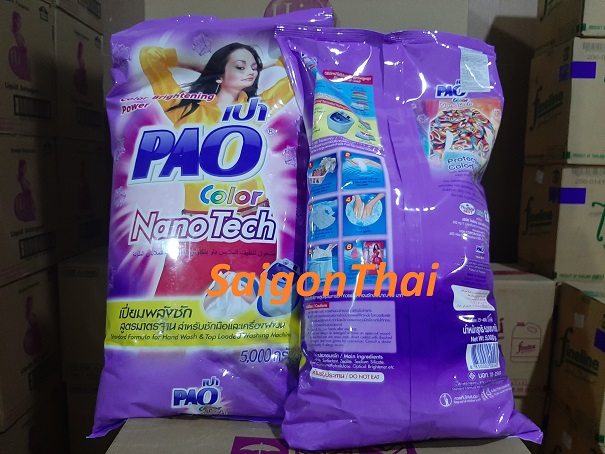 Bột giặt PAO 5 kg Thái Lan - Tím
