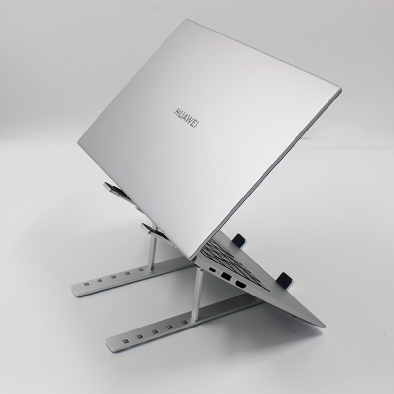 Bảng giá [MẪU CAO CẤP] Giá đỡ laptop nhôm Aluminum CNC gấp gọn, đế tản nhiệt máy tính laptop để bàn, shop công nghệ vui Phong Vũ