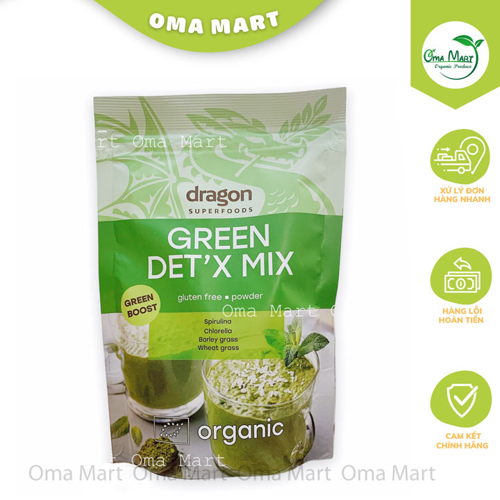 Bột hỗn hợp xanh (Green Det'x Mix) Dragon 200g