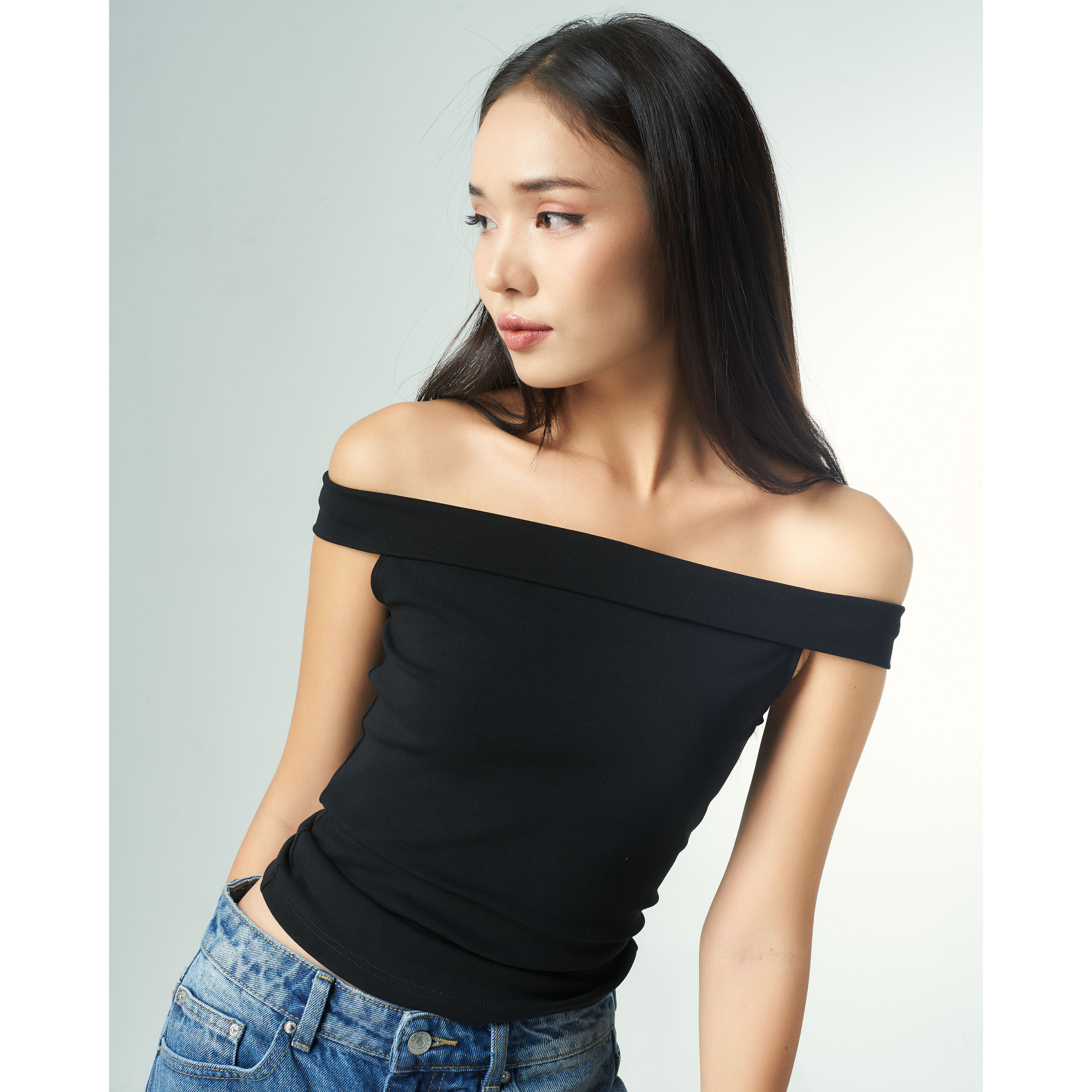 Áo Croptop Nữ Trễ Vai PRADIES Coastal
