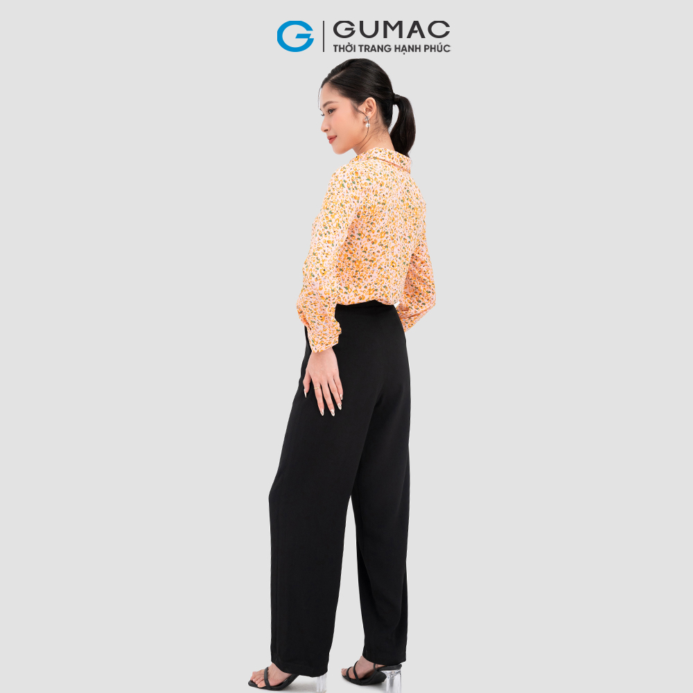 [CHỈ 4-6.4 | TẶNG ÁO THUN ĐƠN 799K] Áo sơ mi hoa thời trang GUMAC AC11058