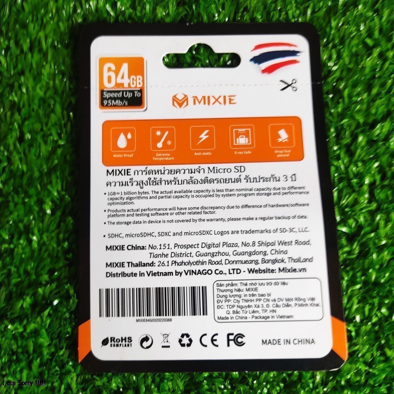 Thẻ nhớ Micro SDHC Mi.xie 64GB