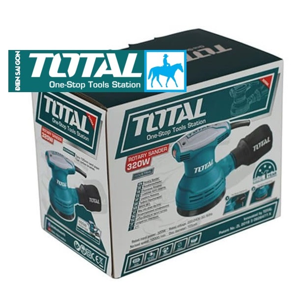 Máy chà nhám tròn 125mm 320W Total TF2031256