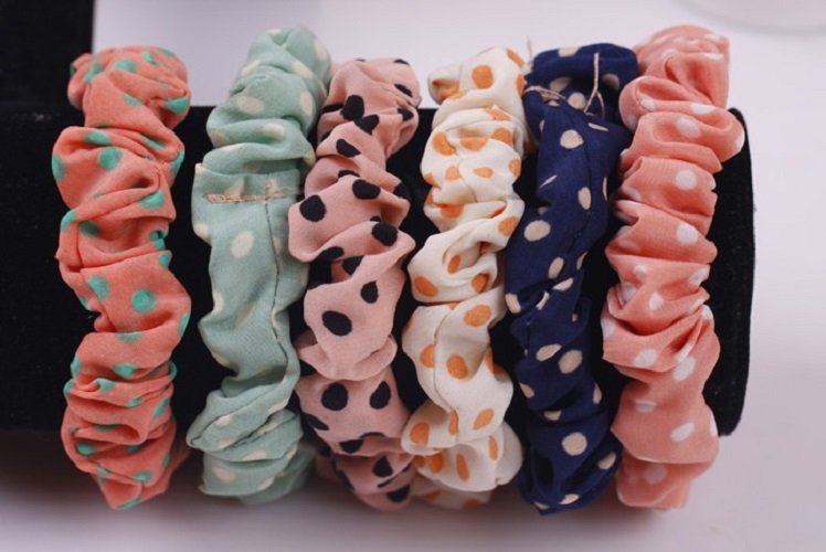 [HCM]COMBO 5 DÂY CỘT TÓC SCRUNCHIES - NHIỀU MÀU