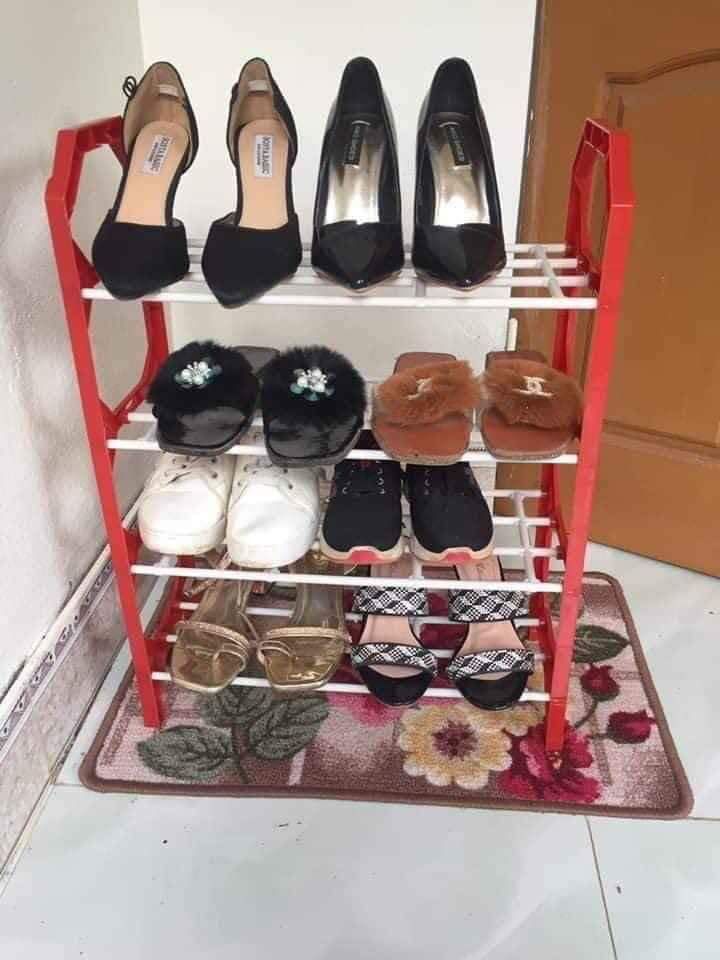 kệ giày dép 4 tầng nhựa
