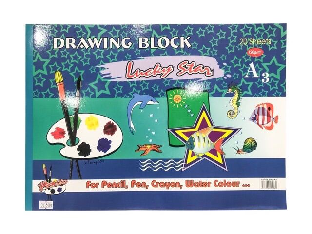 [MUA 2 GIẢM 5%]Tập vẽ Lucky Star A4/A3