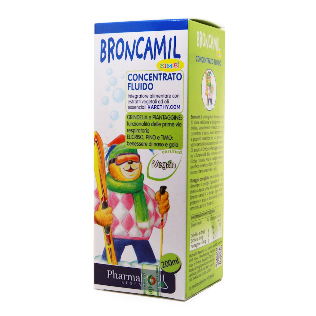 Siro giảm ho Brocamil Fitobimbi