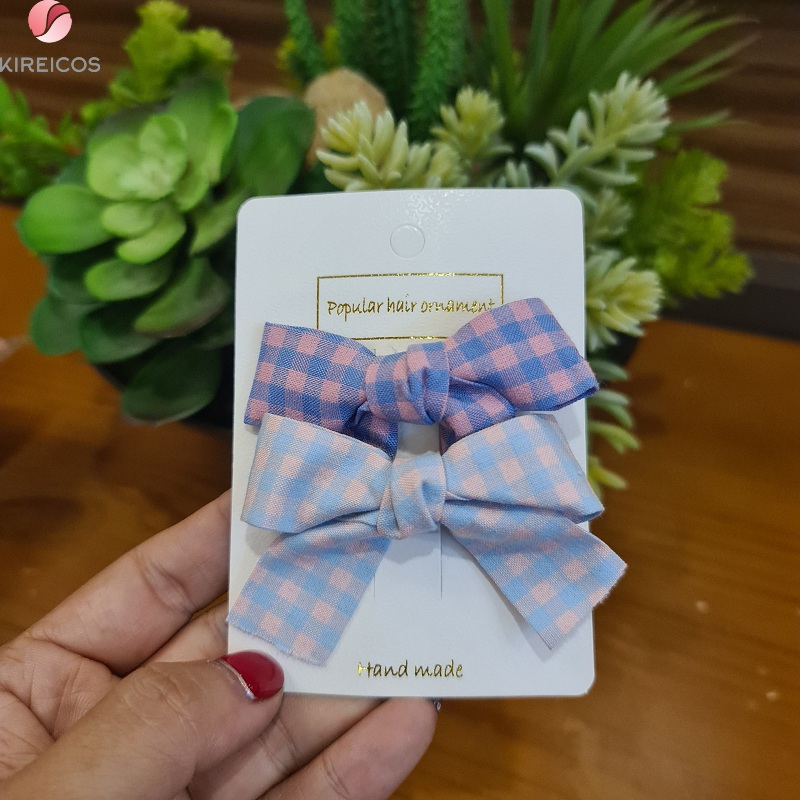 [HCM]Set 2 Kẹp Bản Nơ Hot Trend Hàn Quốc Cho Bé - kireicos