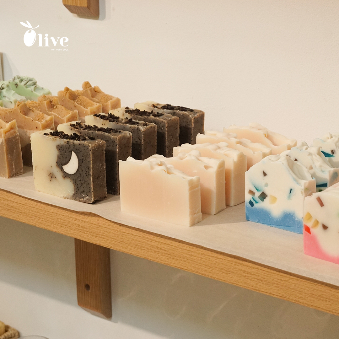 Essential oil soap natural handmade-olive project