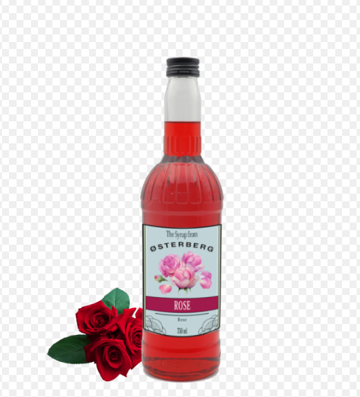 Syrup Osterberg Rose (Hoa hồng) 750ml - Nguyên liệu pha chế CloudMart