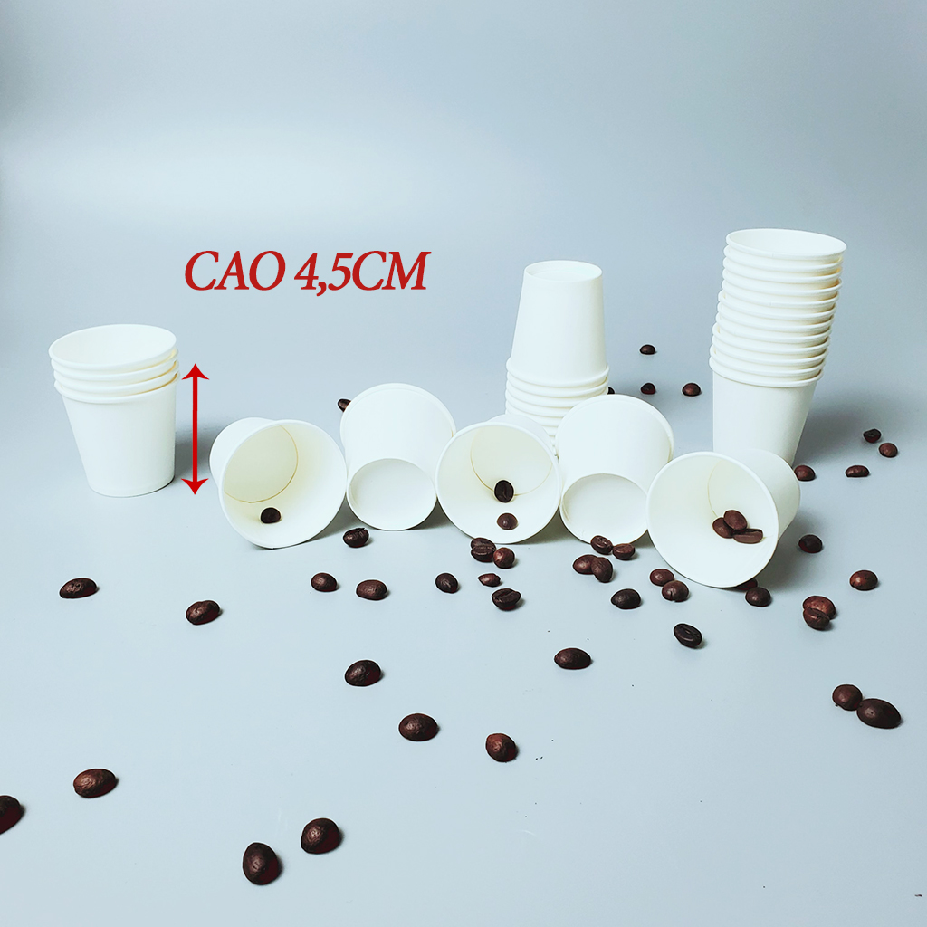 50 Chiếc Cốc Giấy 30ml - 1oz ly giấy NHẬP KHẨU HÀN QUỐC