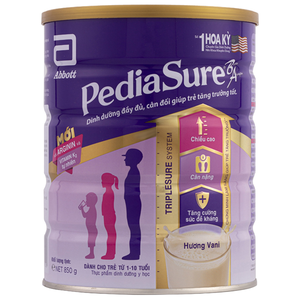 Sữa bột Pediasure 850g