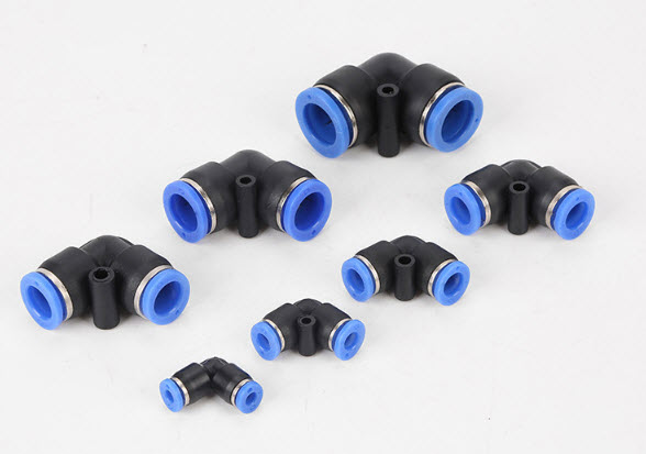 [Combo 20 cái] Co nối ống hơi - Đầu nối hơi khí nén chữ L 4mm - 6mm - 8mm - 10mm -12mm