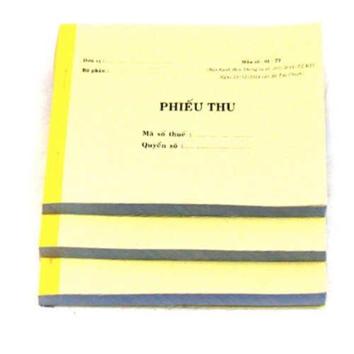 Phiếu thu 3 liên / Phiếu chi 3 liên ( giấy caboless )