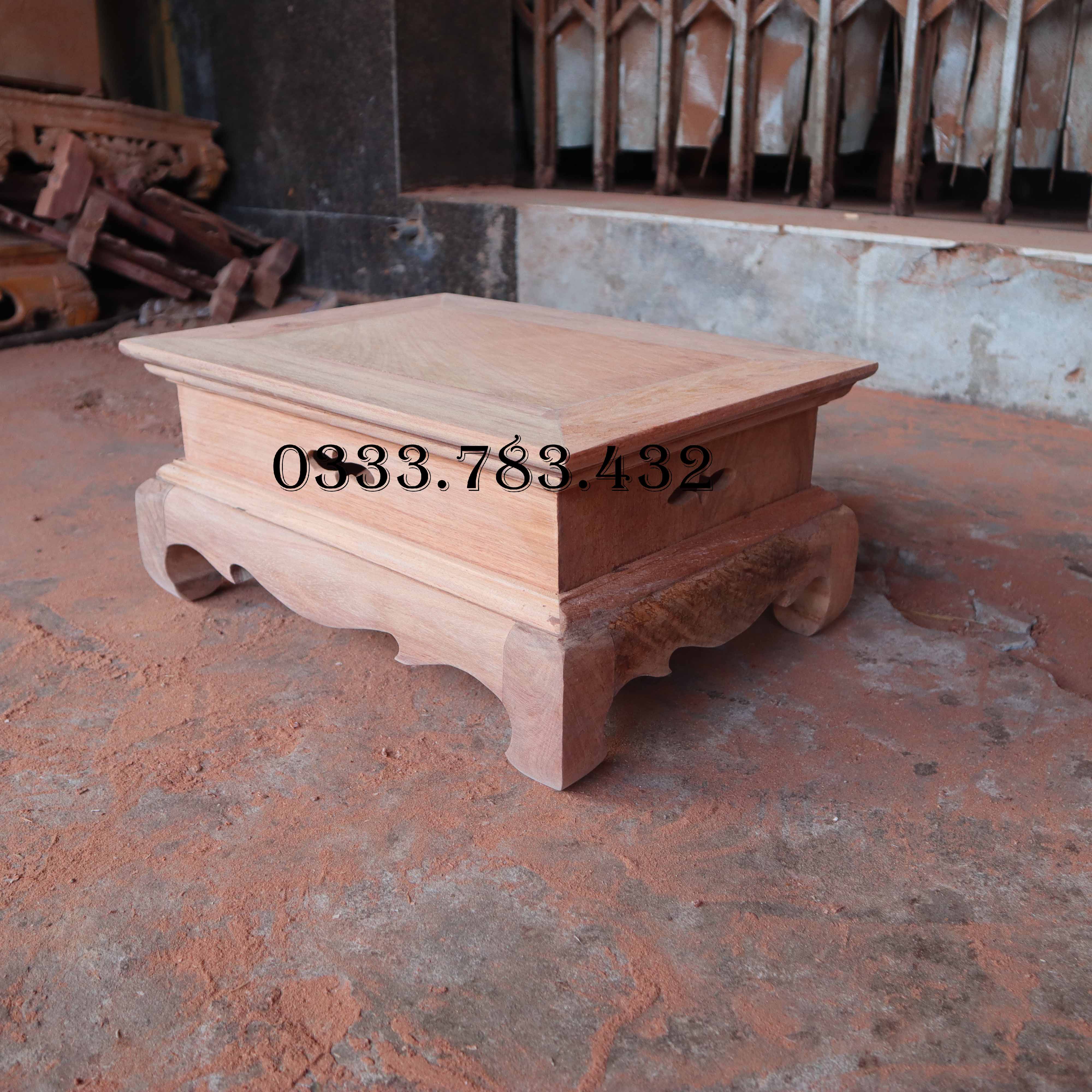 ĐẾ CHÂN LOA KIỂU NHẬT KÊ ĐỒ PHÒNG KHÁCH CAO 16CM (DÁNG TRƠN - 20X30, 25X35, 25X25, 30X40)