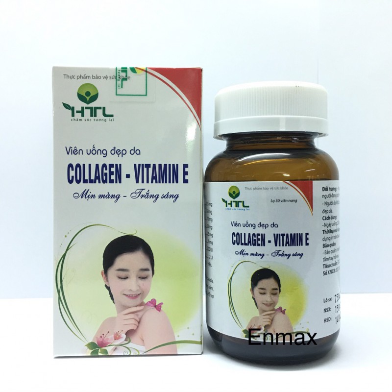 Viên uống Collagen Vitamin E làm đẹp da
