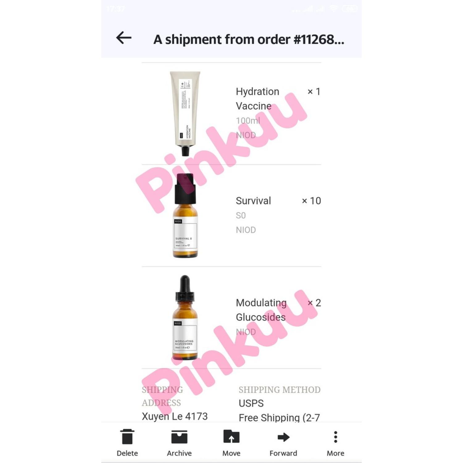 bill Canada Niod serum phục hồi da Modulating Glucosides