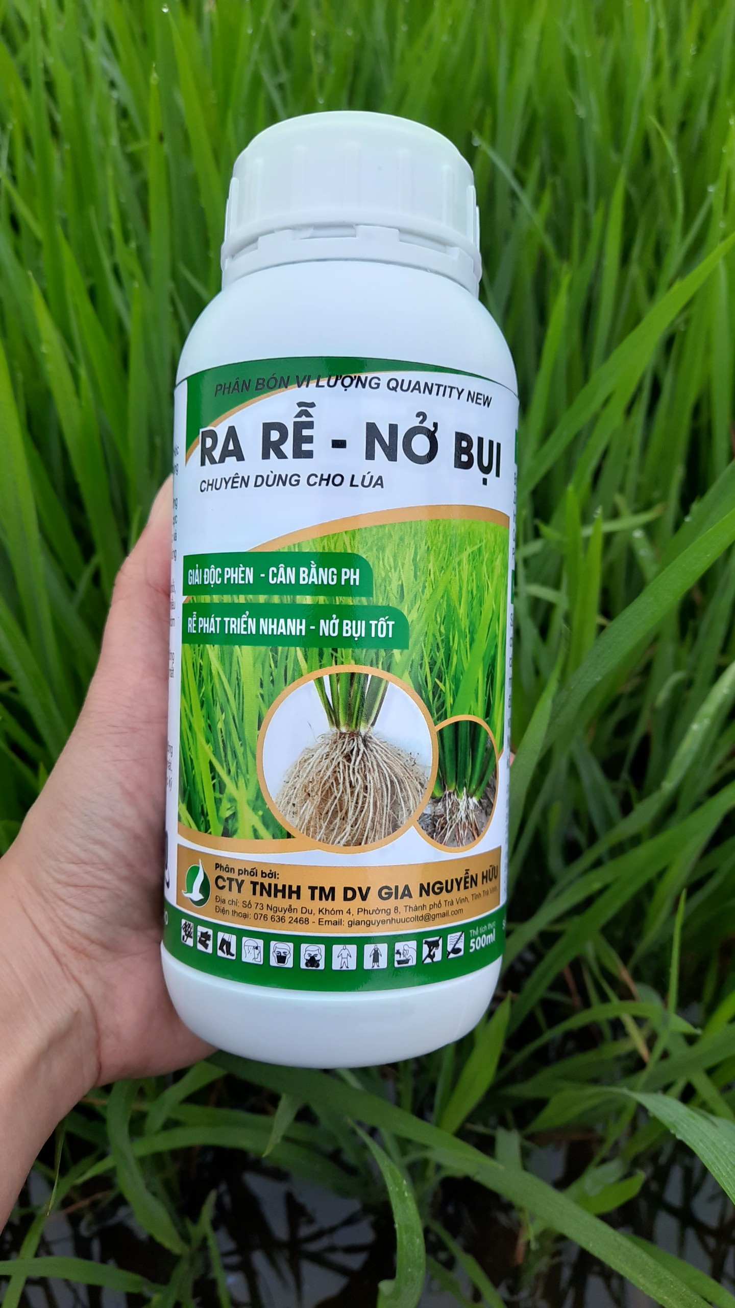 Phân bón Ra rễ nở bụi chuyên lúa - ra rễ, nở bụi, xanh lá đòng