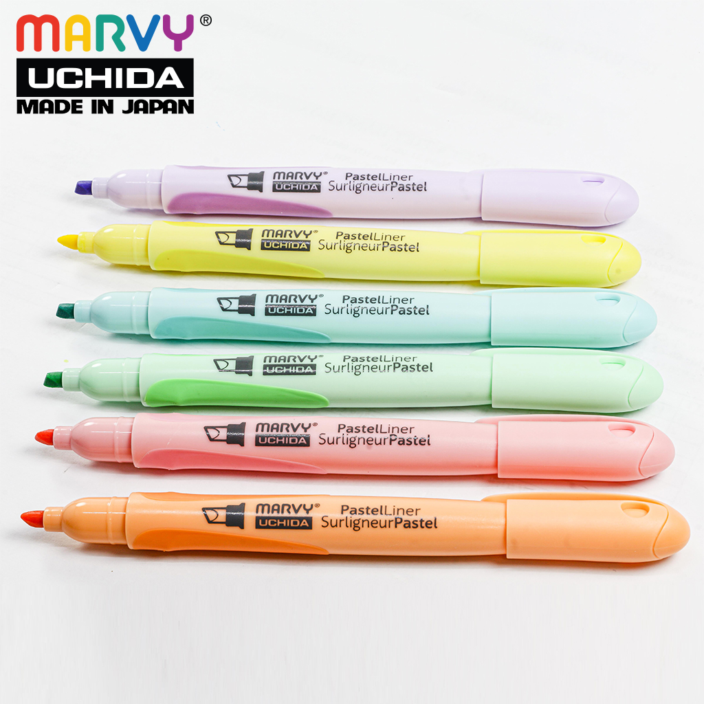 Bút dạ quang Marvy 8000 pastel