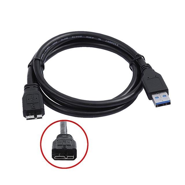 Dây cáp sạc micro usb 3.0 dùng cho ổ cứng di động, sạc điện thoại samsung - sản phẩm tặng kèm bao da ổ cứng gắn ngoài western.