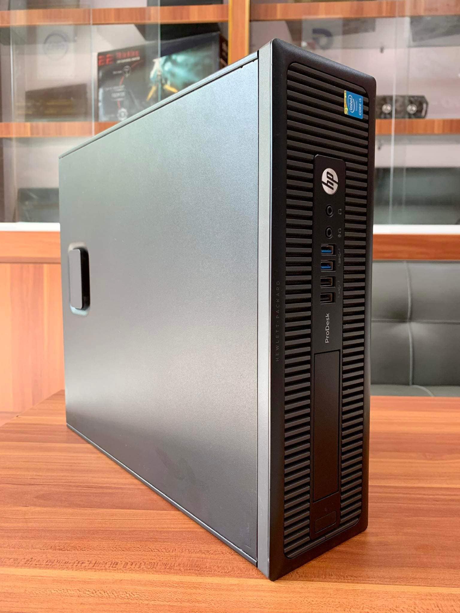 Case máy tính để bàn HP CPU GEN 6TH chạy RAM DDR4 ổ cứng SSD nvme 256GB. Hàng Nhập Khẩu - Bảo hành 12 Tháng 1 đổi 1.