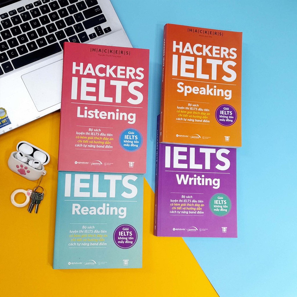 Sách - Combo Hackers IELTS (4 cuốn)