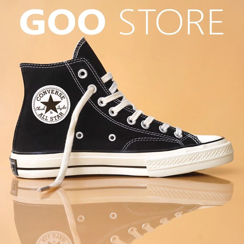 [Tặng Tất + Full Hộp] Giày Thể Thao Sneaker Converse 1970s Đen Cao Cổ