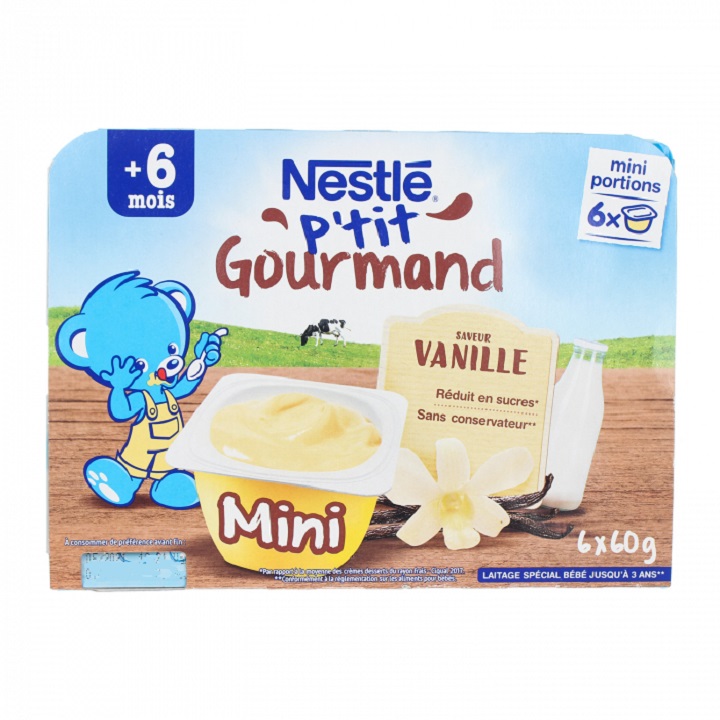 Váng sữa Nestle Đức lốc 6 hộp cho bé từ 6th