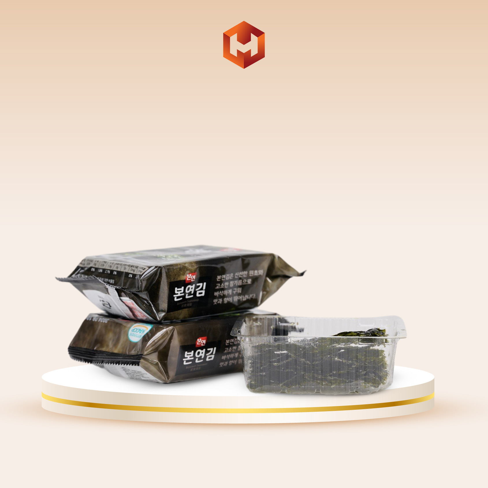 [CHÍNH HÃNG] Thùng Rong Biển Tẩm Vị Boyeon Hàn Quốc