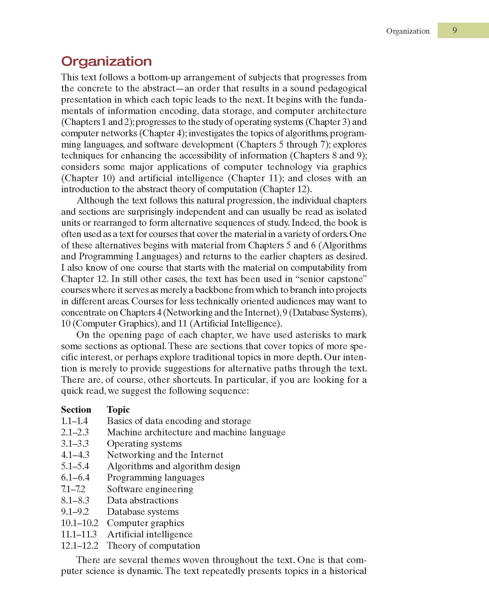 Computer Science An Overview, Global Edition